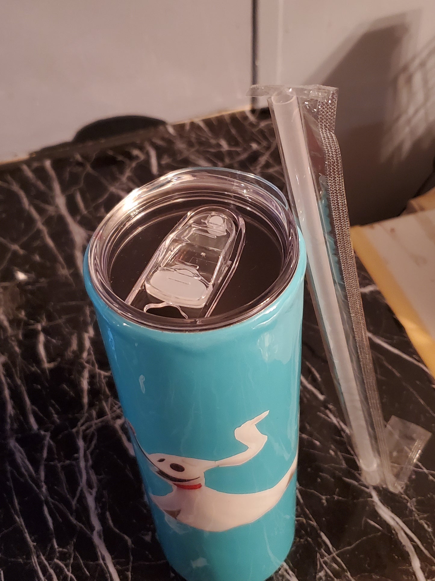 30 oz Ghost Dog stainless steel hogg tumbler cup