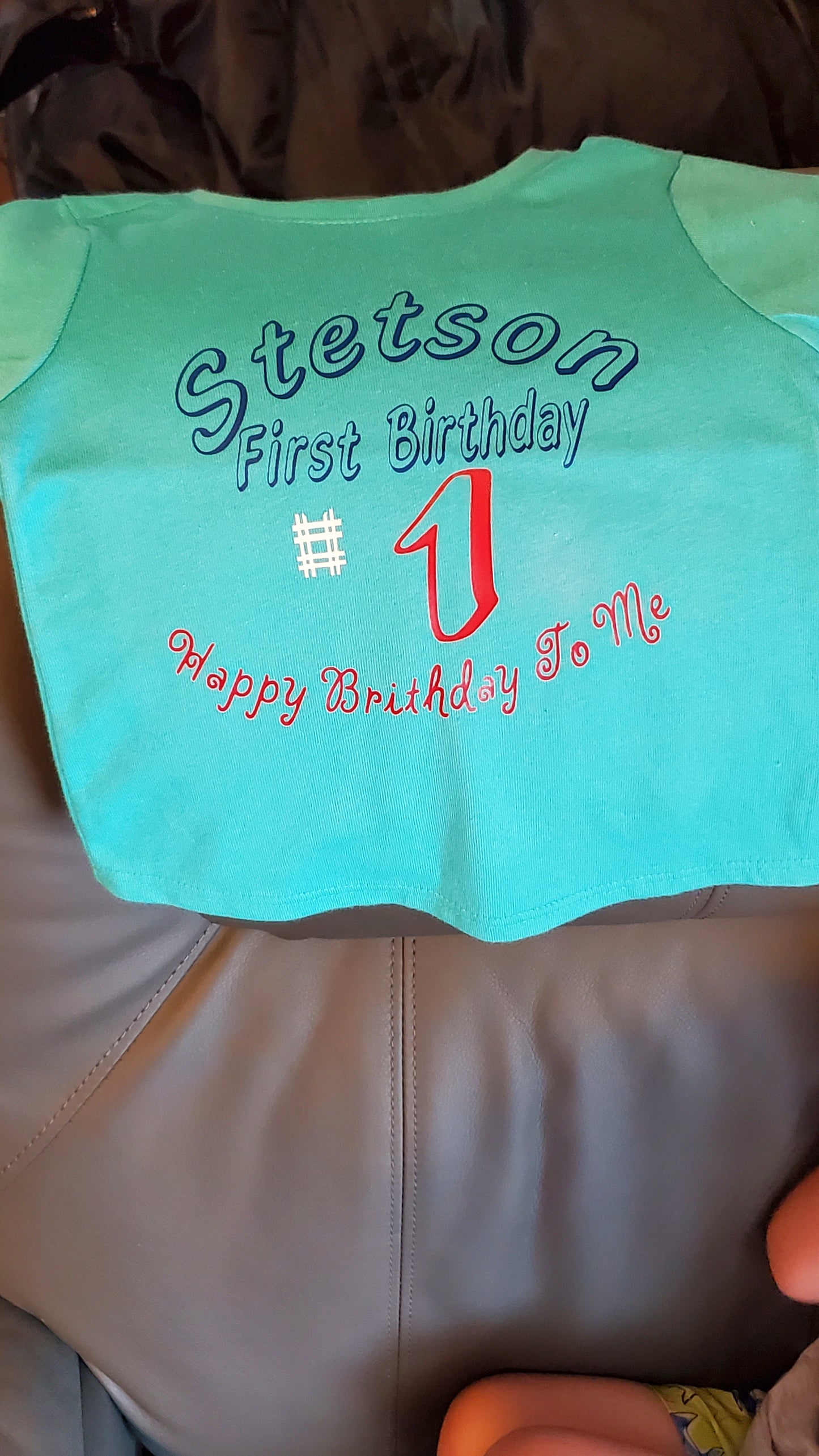 Baby's first brithday shirt