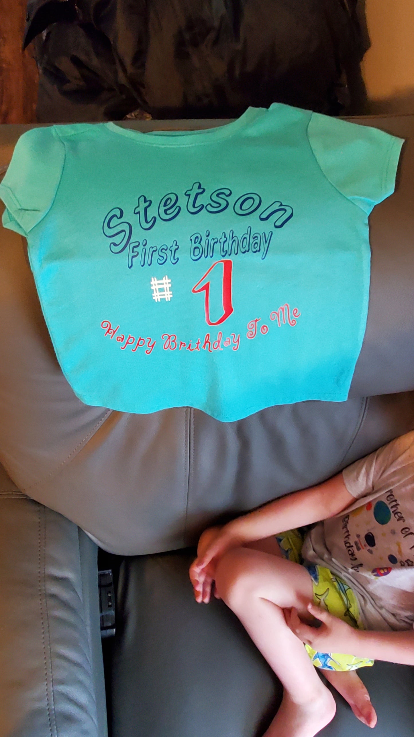 Baby's first brithday shirt