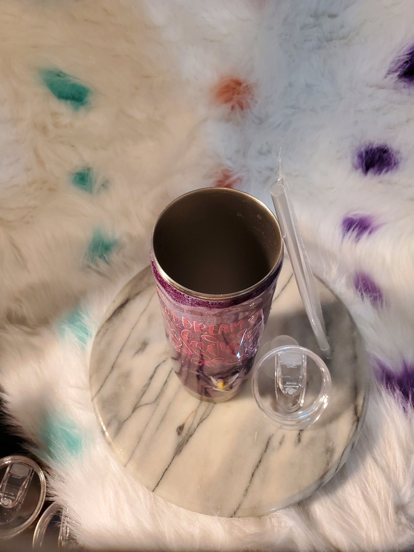 30 oz When a cardinal appears double wall stainless steel tumbler cup.