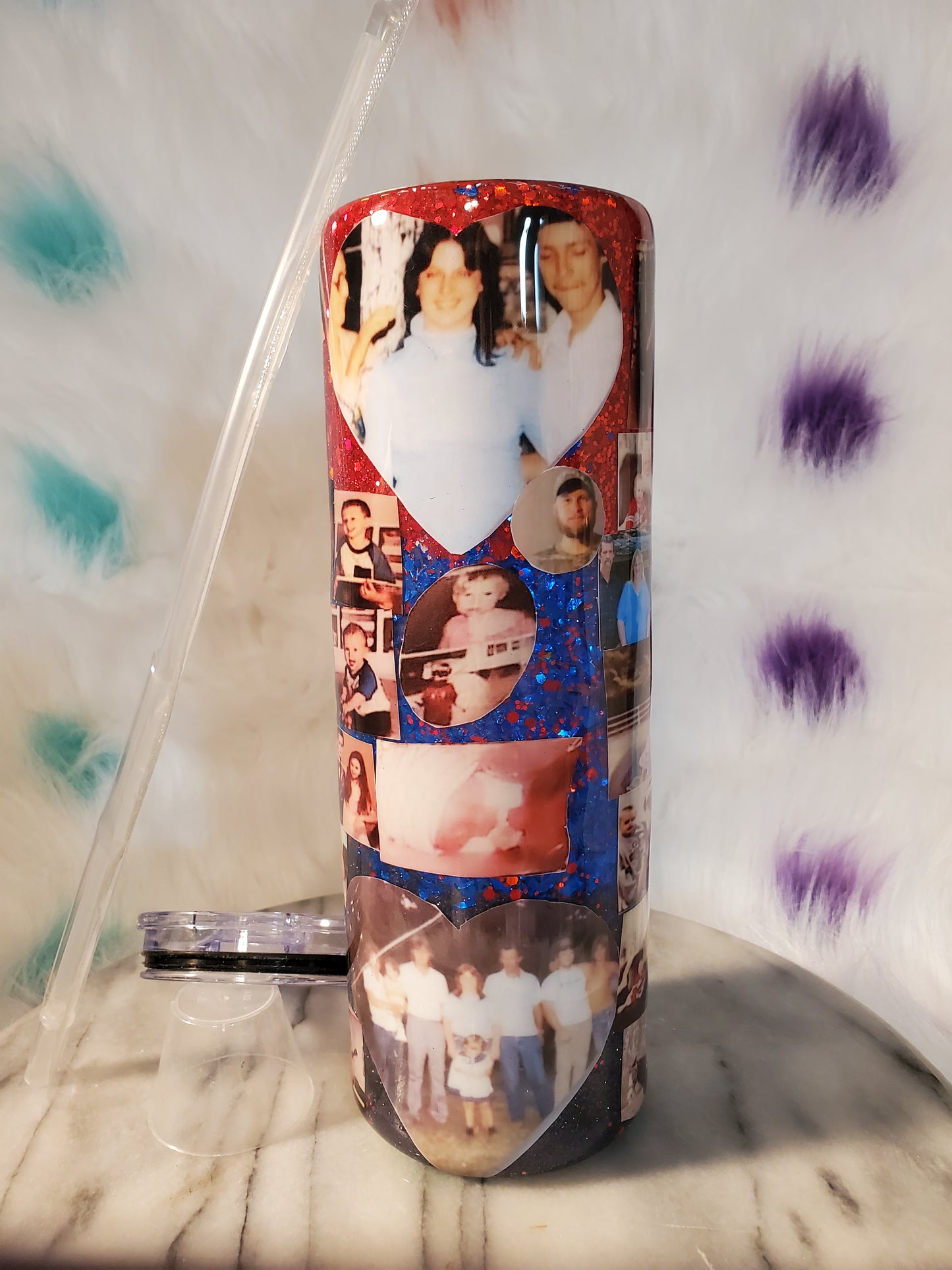 30 oz My personal family double wall stainless steel tumbler cup