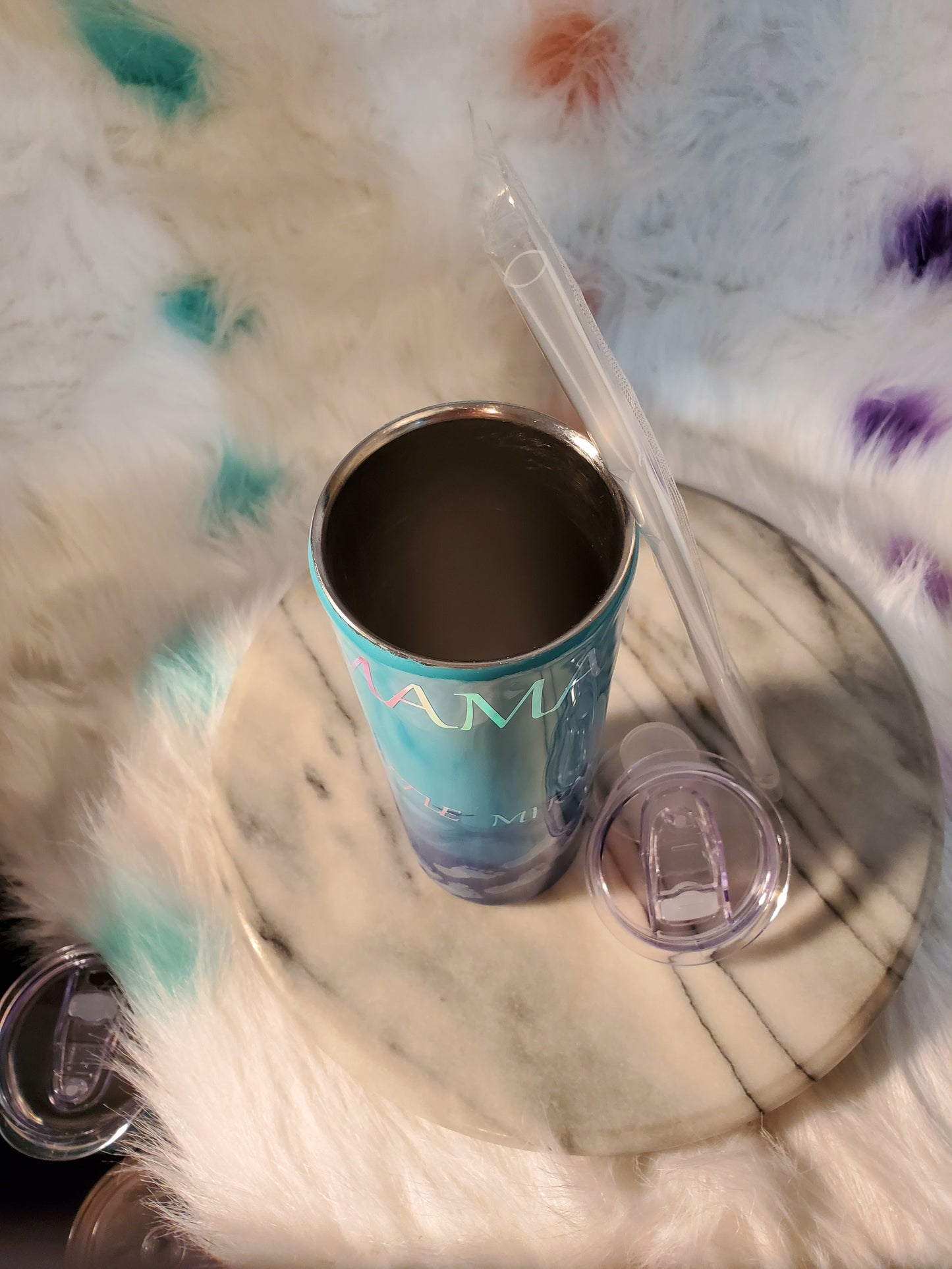 30 oz Mama's little miracle stainless steel tumbler cup
