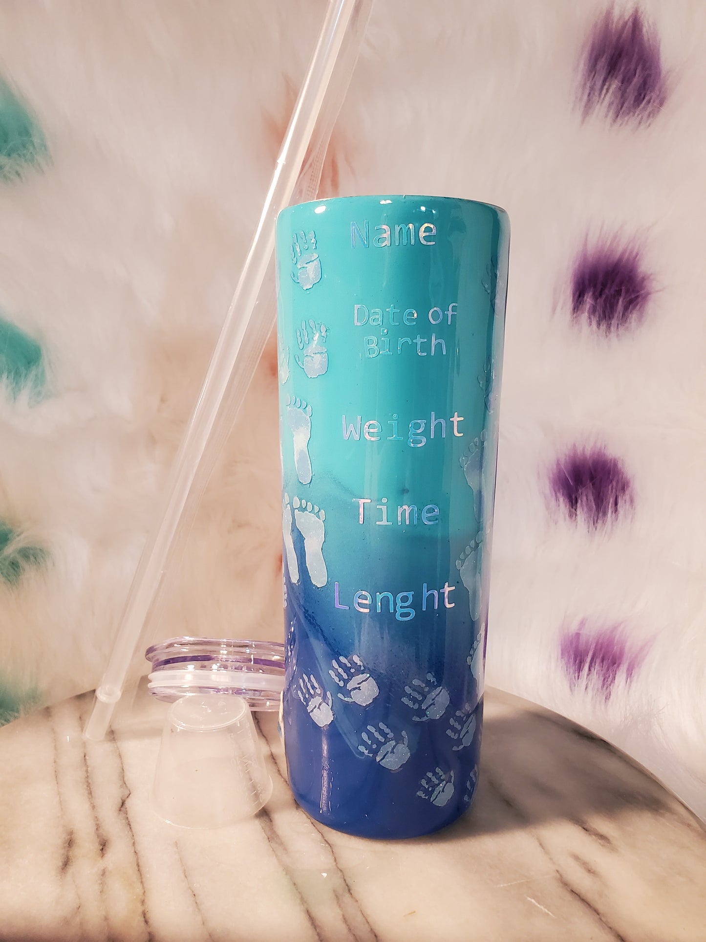 30 oz Mama's little miracle stainless steel tumbler cup