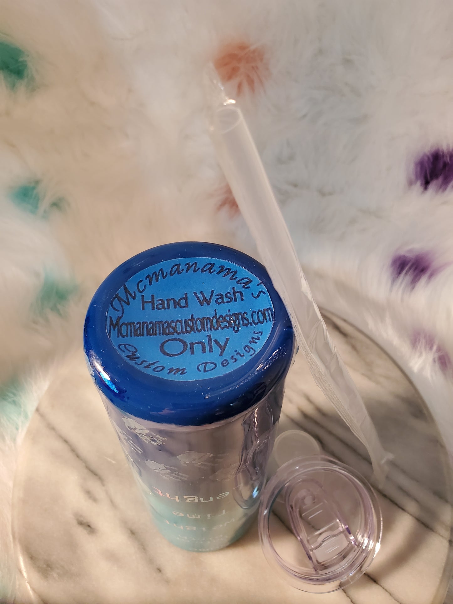 30 oz Mama's little miracle stainless steel tumbler cup