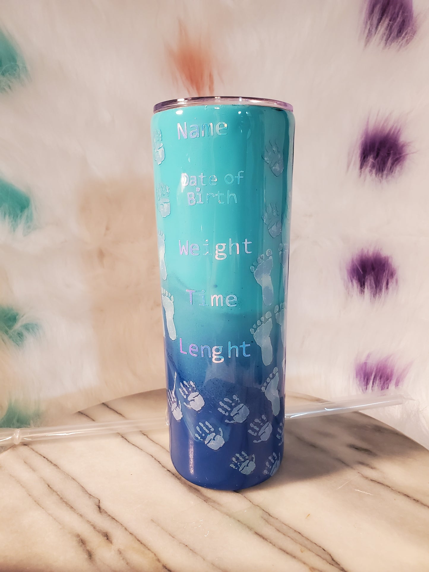 30 oz Mama's little miracle stainless steel tumbler cup