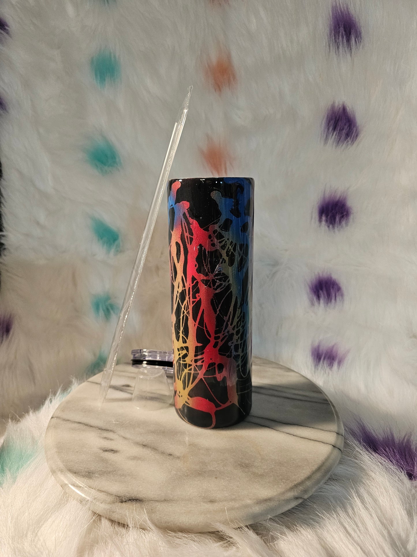 30 oz Hippy double wall stainless steel tumbler cup