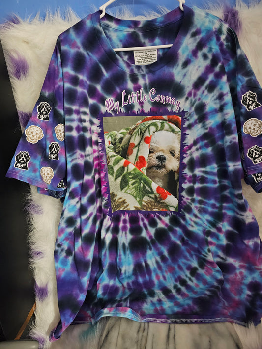Size 3x 100% My little conway tie dye Tshirt