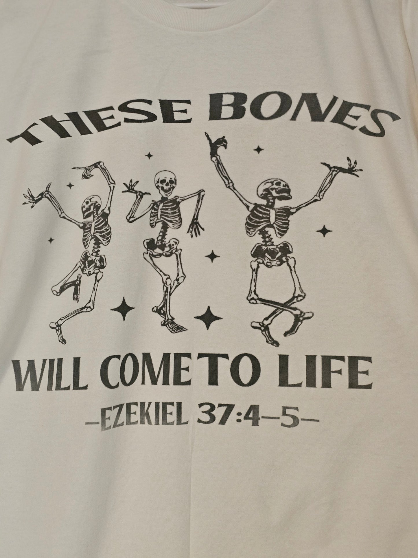 Size 2X 100% cotton The bones will come to life Tshirt