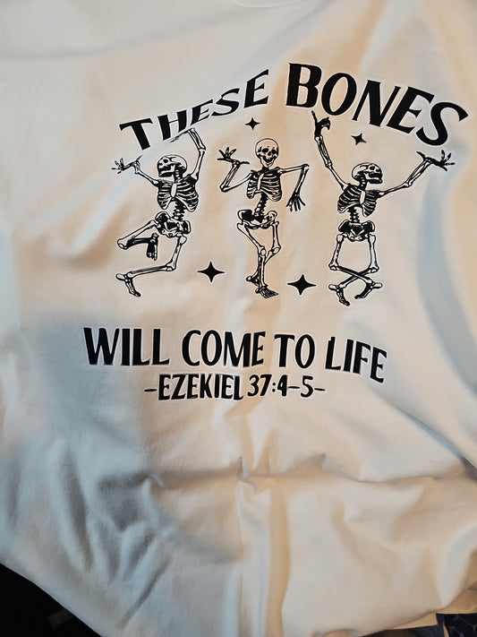 Size 2X 100% cotton These Bones T Shirt