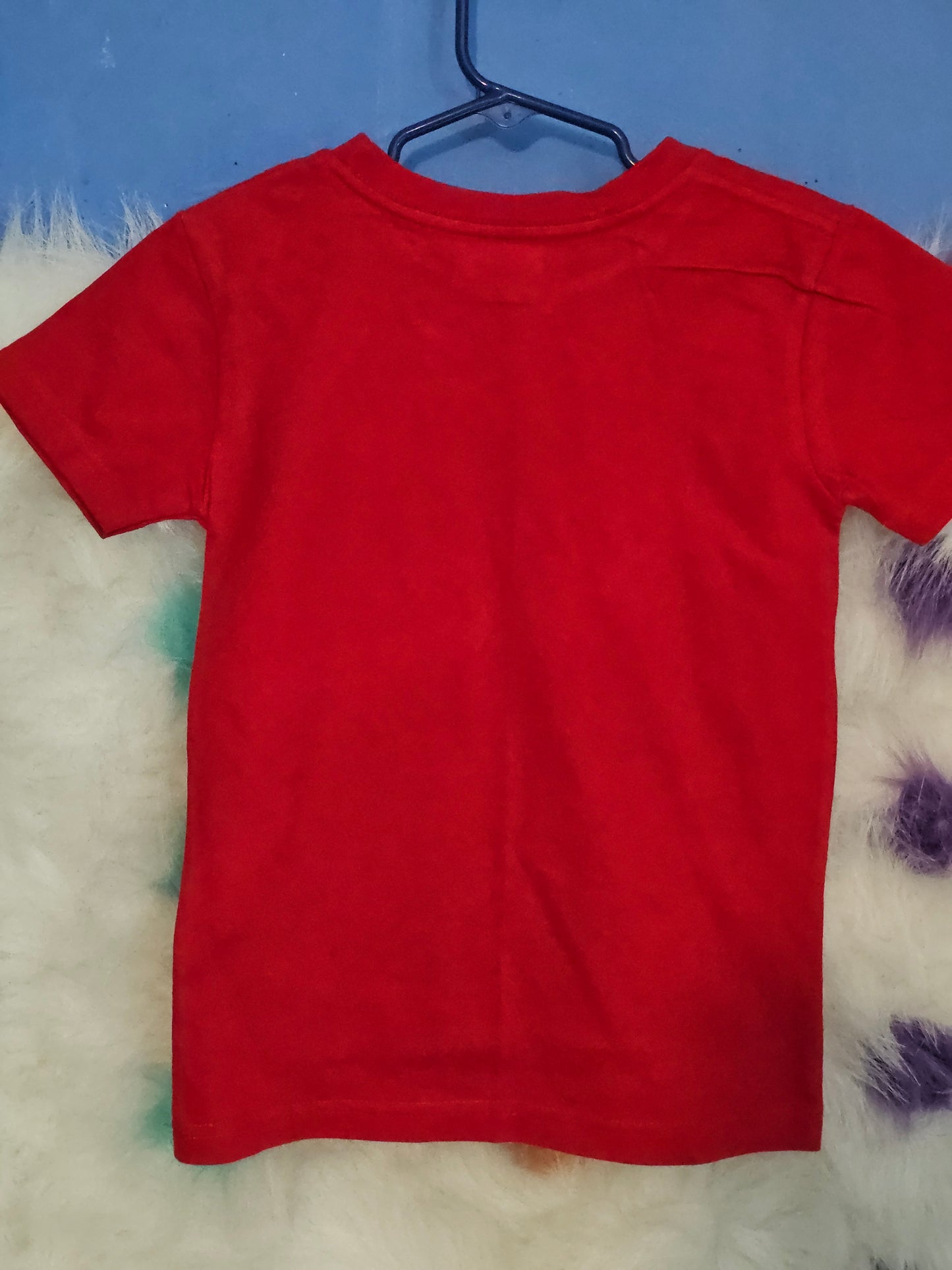 Size 4T Toddler 100% cotton Red RAWRRR in the USA Tshirt