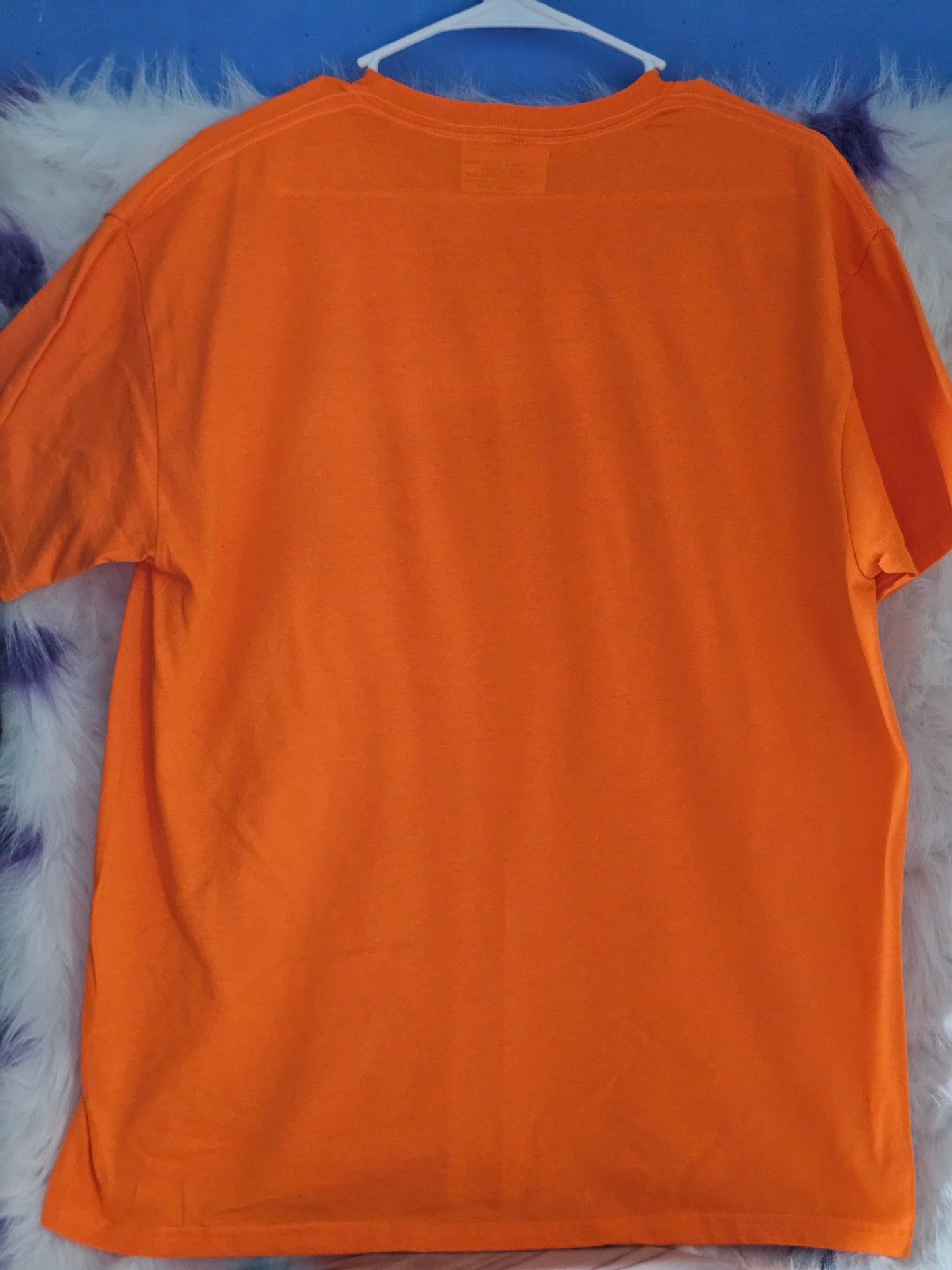 Size L 100% cotton Orange Blessed cross with sunflowers Tshirt