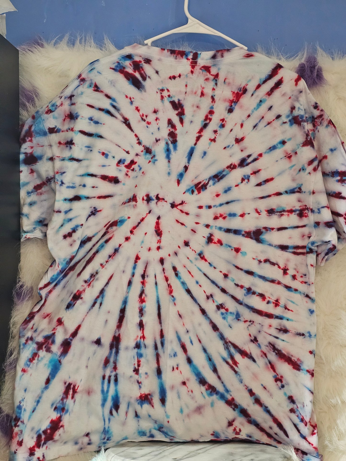 Size XL 100%cotton tye dye America butterfly Tshirt