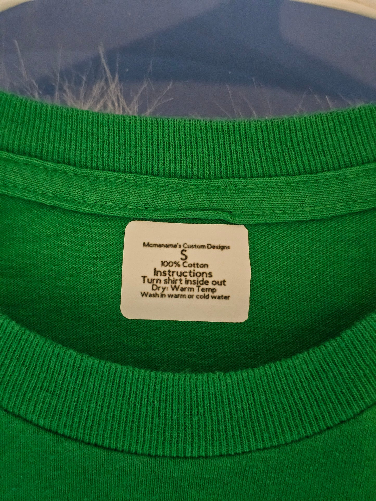 Size S 100% cotton Green Y'all need Jesus Tshirt