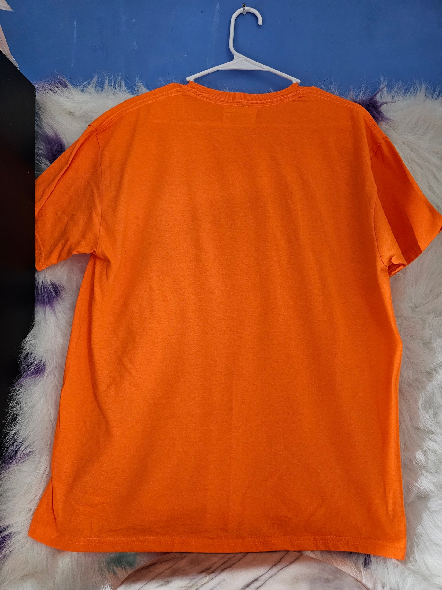 Size L 100% cotton Orange Blessed cross with sunflowers Tshirt