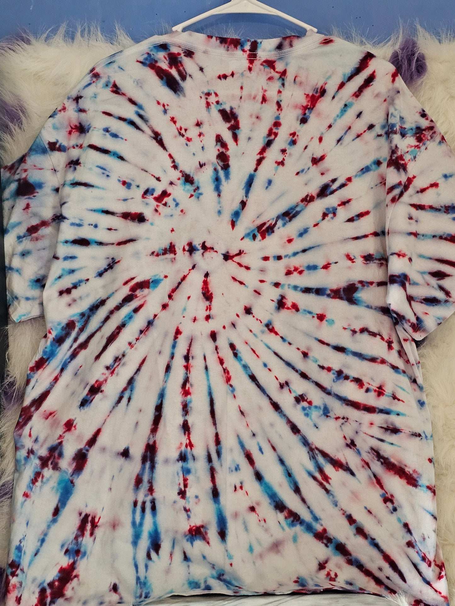 Size XL 100%cotton tye dye America butterfly Tshirt