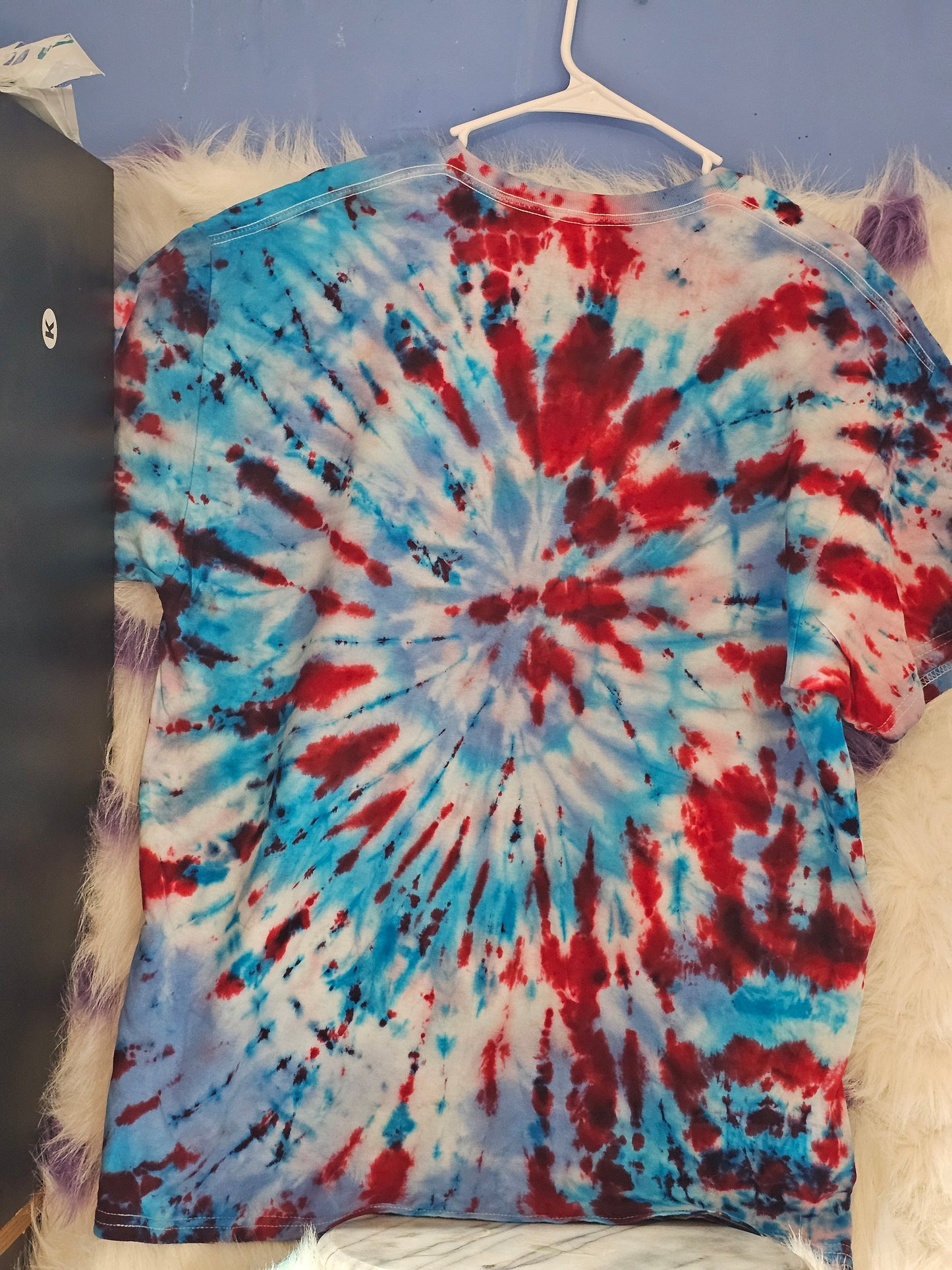 Size XL 100% cotton tye dye celebration of July 4th Tshirt