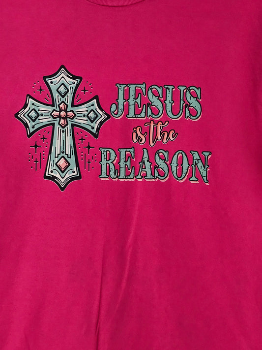 Size M 100% cotton Jesus is the reason TSHIRT