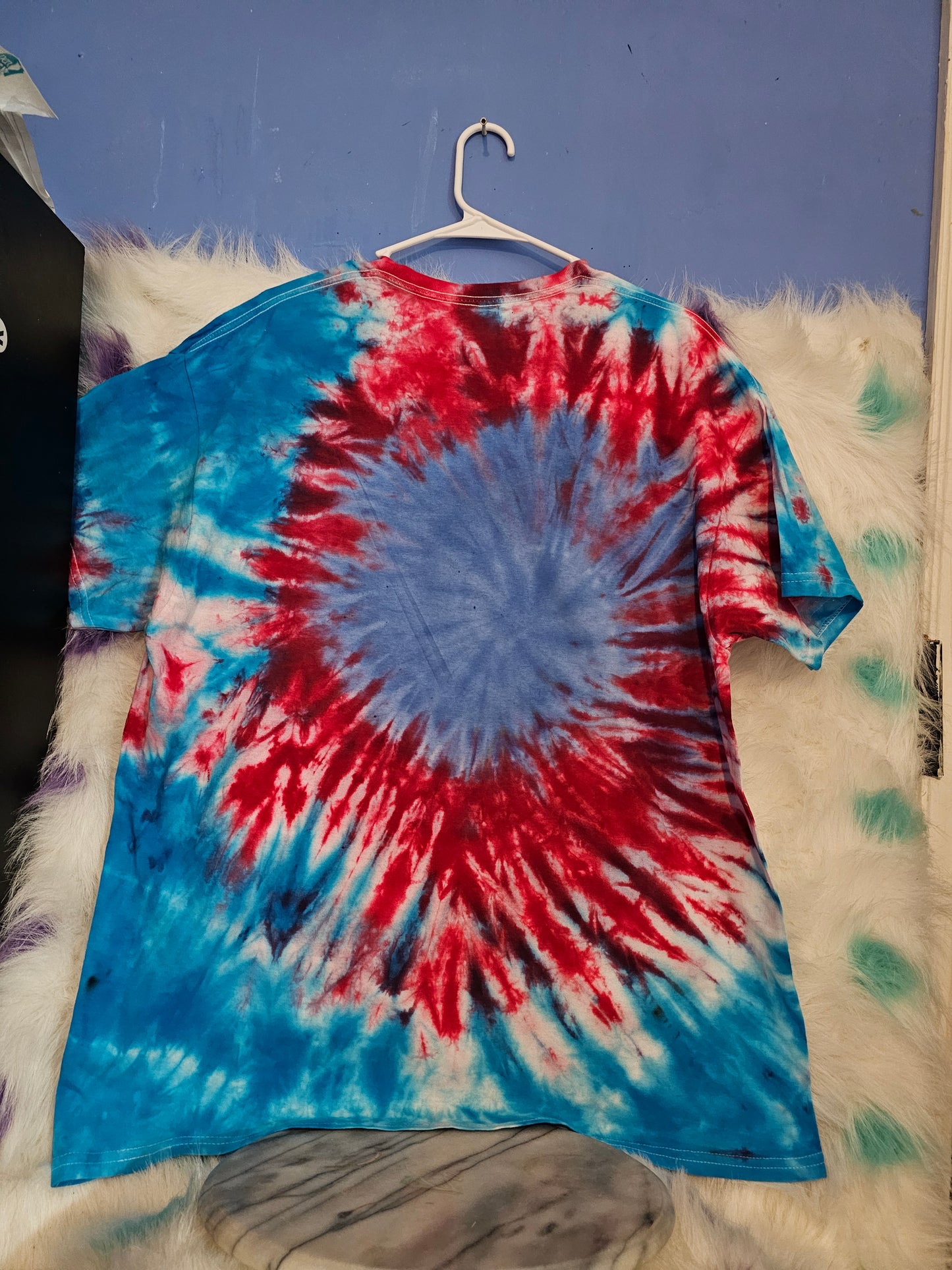 Size XL 100%cotton tye dye All America chicken Tshirt