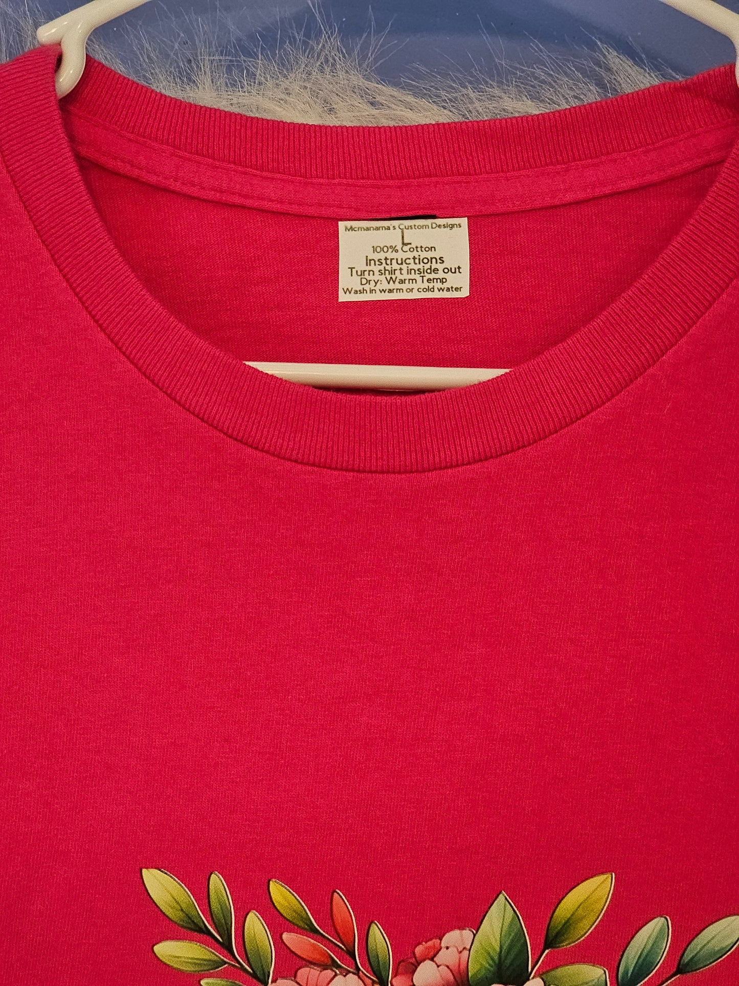 Size L 100% cotton Pink Not perfect just forgiven Tshirt