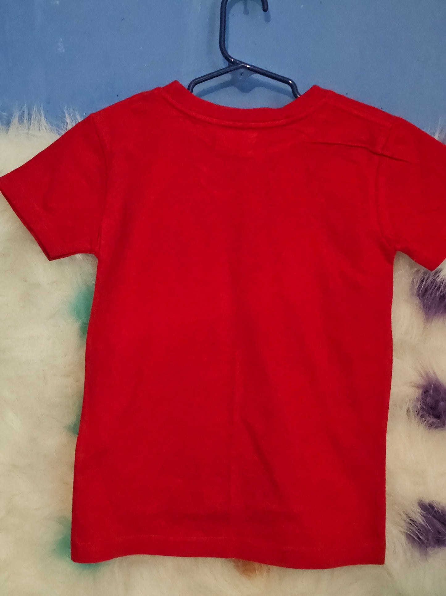 Size 4T Toddler 100% cotton Red RAWRRR in the USA Tshirt