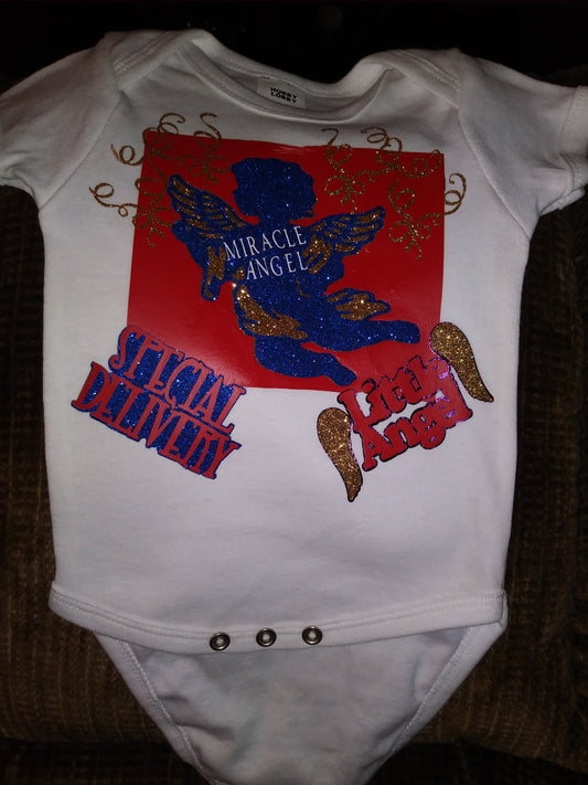 Special Angel baby onesies