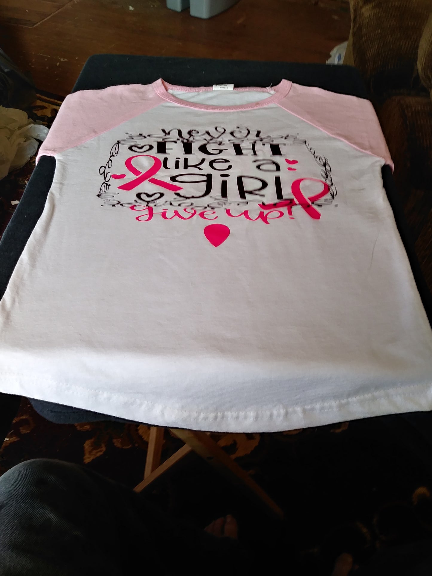 Fight like a girl cancer free shirt