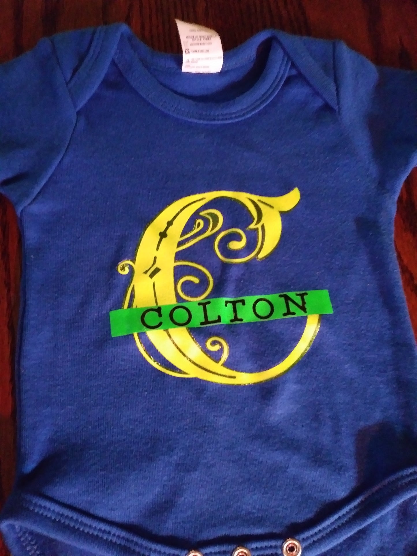 Personalized baby Oneies