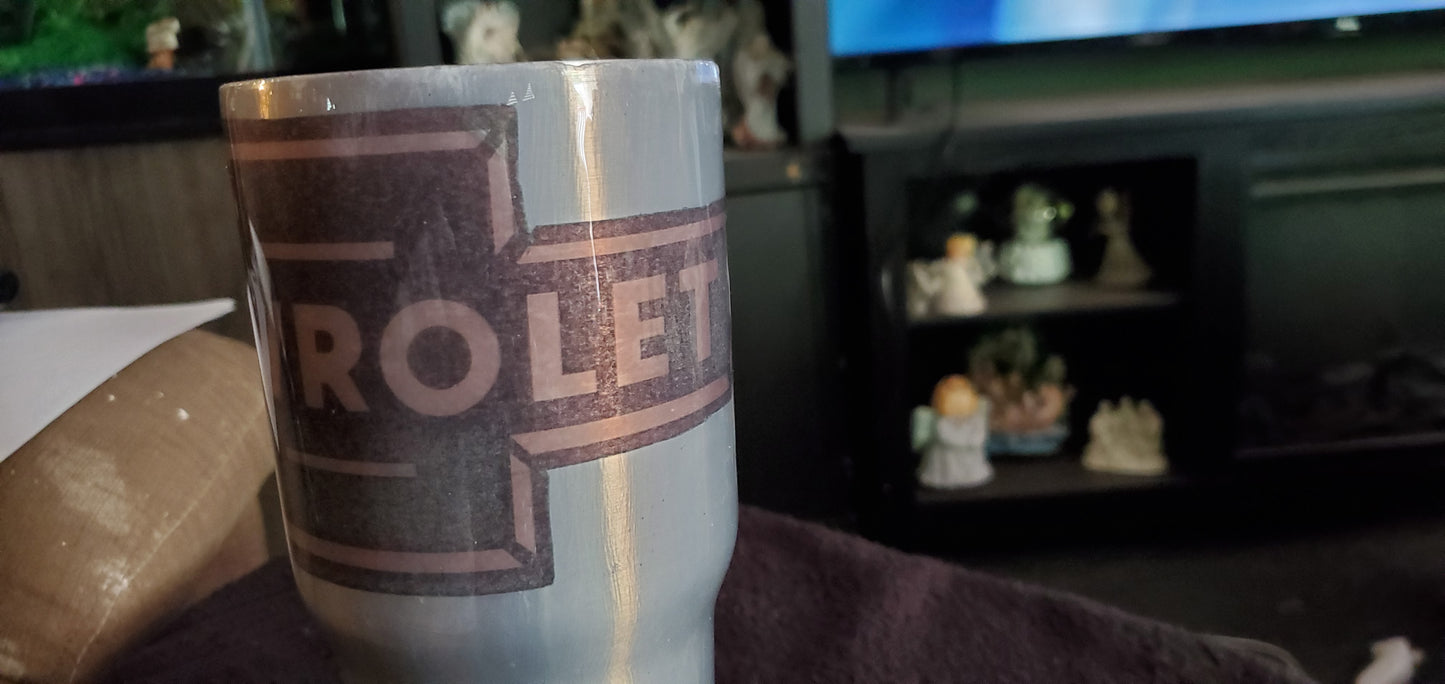 Chevrolet decal 30 oz Built tumbler cup