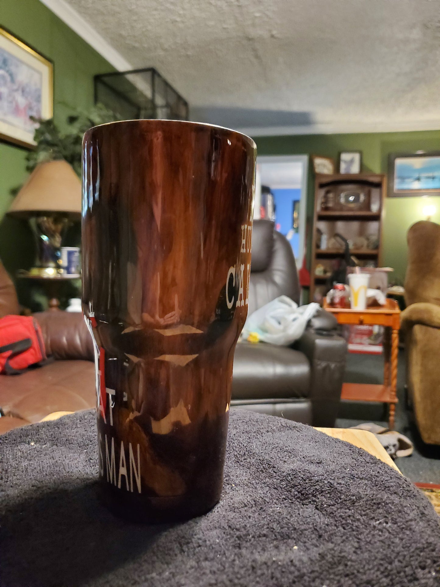 My hunting buddy tumbler cup .