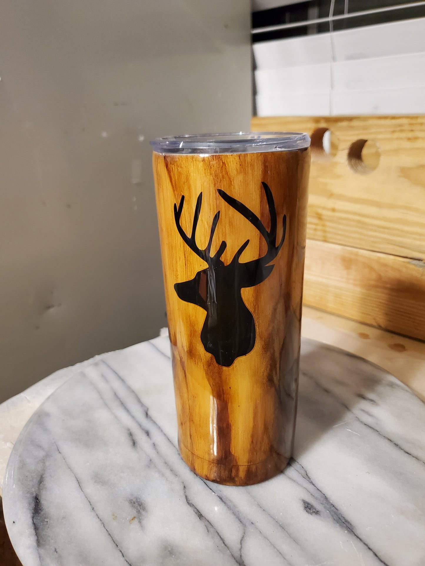 Big Buck 20 oz Double walled insulated Stainless steel tumbler cup