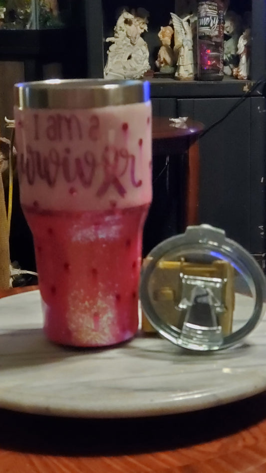 30 oz Cancer Suvivor Stainless cup