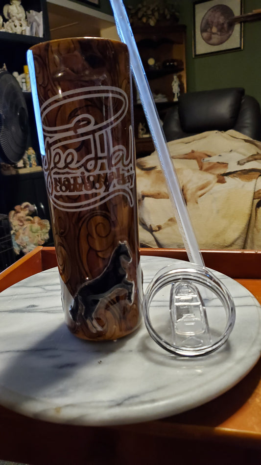 30 oz Country stainless steel hogg tumbler cup