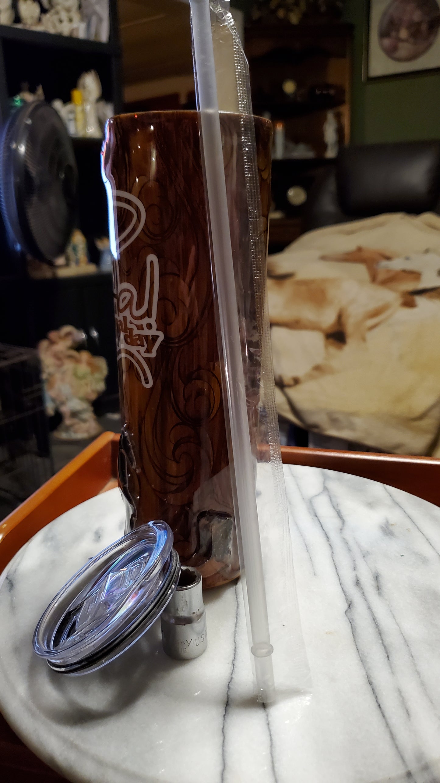 30 oz Country stainless steel hogg tumbler cup