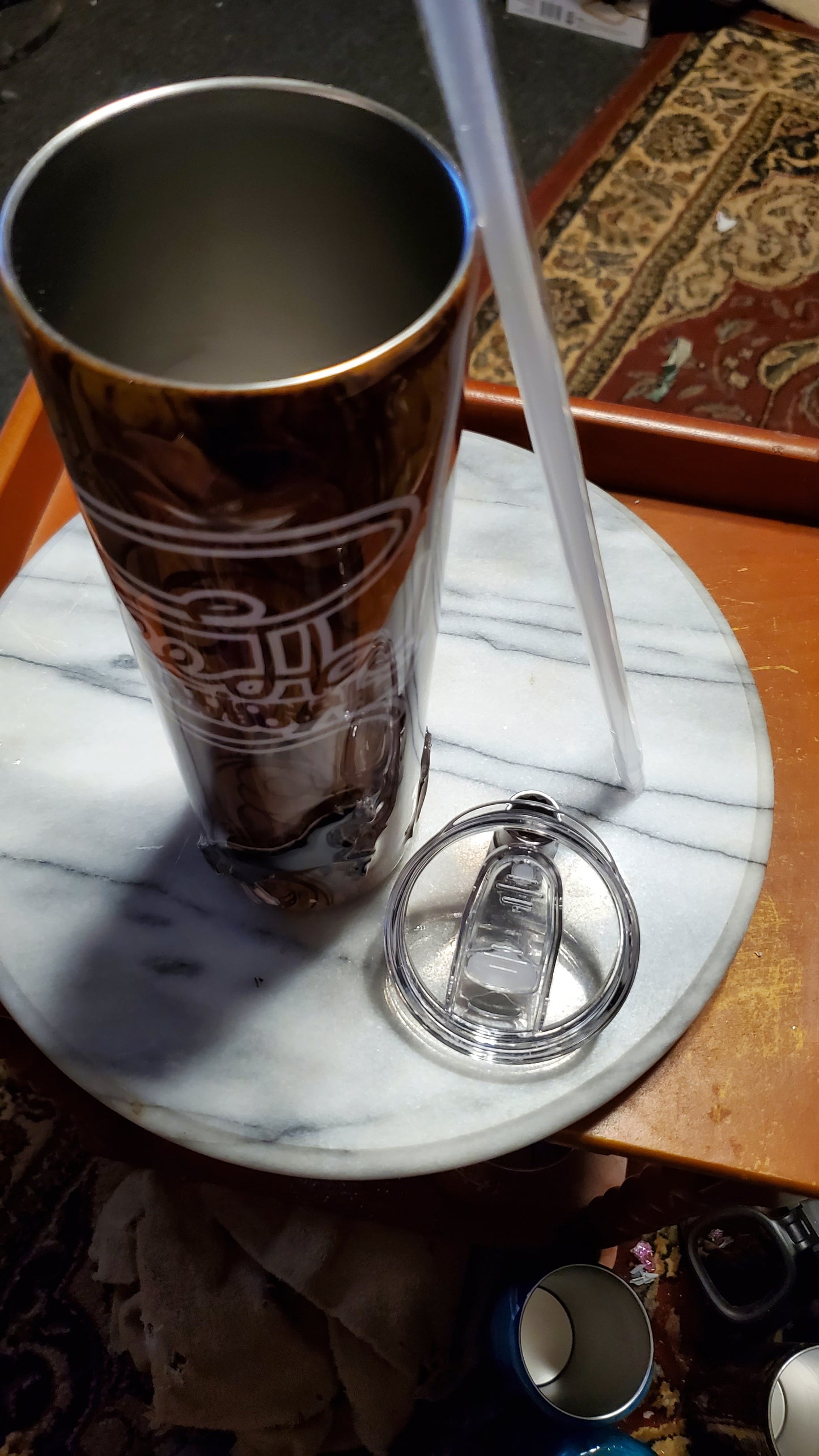 30 oz Country stainless steel hogg tumbler cup