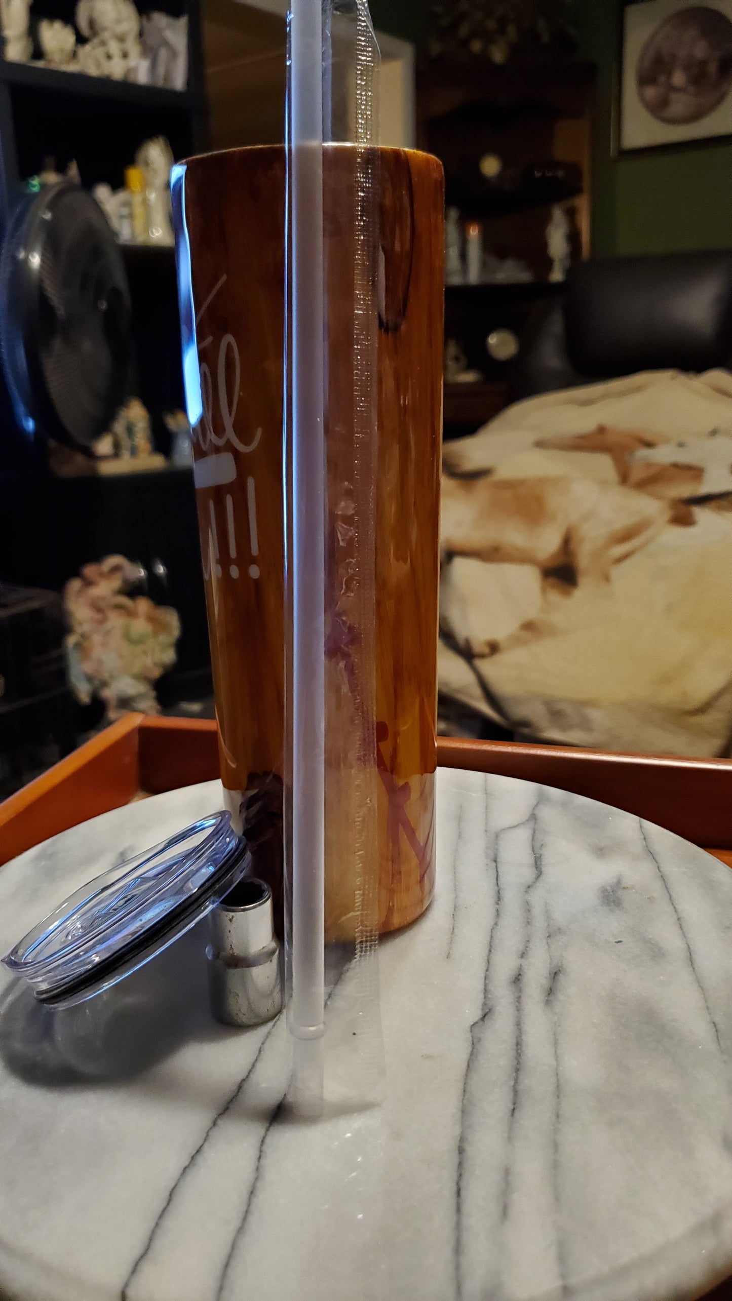 30 oz It's baseball you'll hogg stainless steel tumbler cup