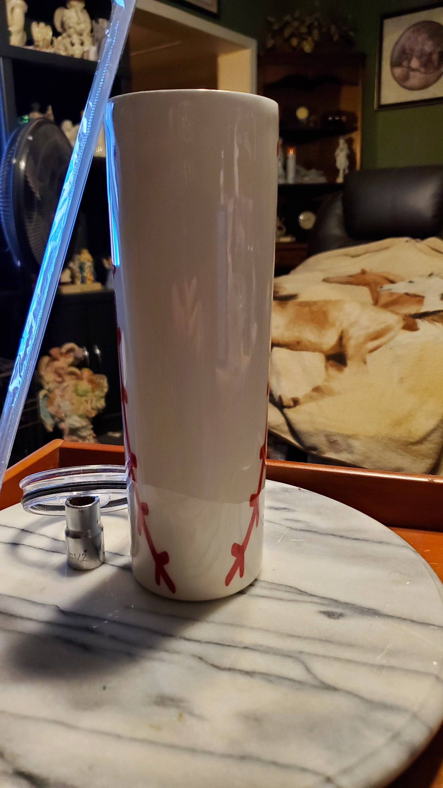 30 oz Baseball Mom Stainless Steel Tumbler Cup