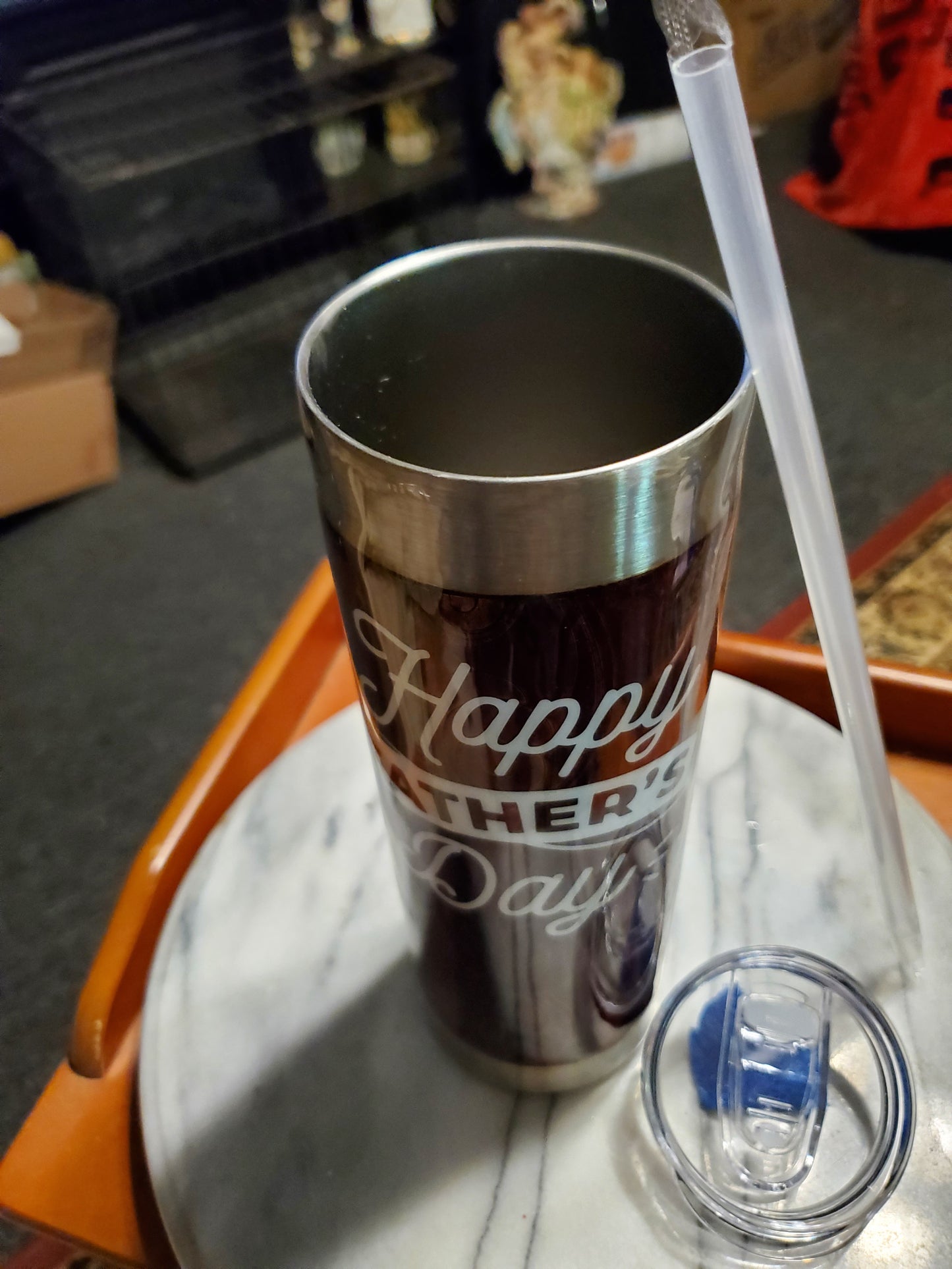 30 oz Happy Father's Day Stainless steel hogg tumbler cup