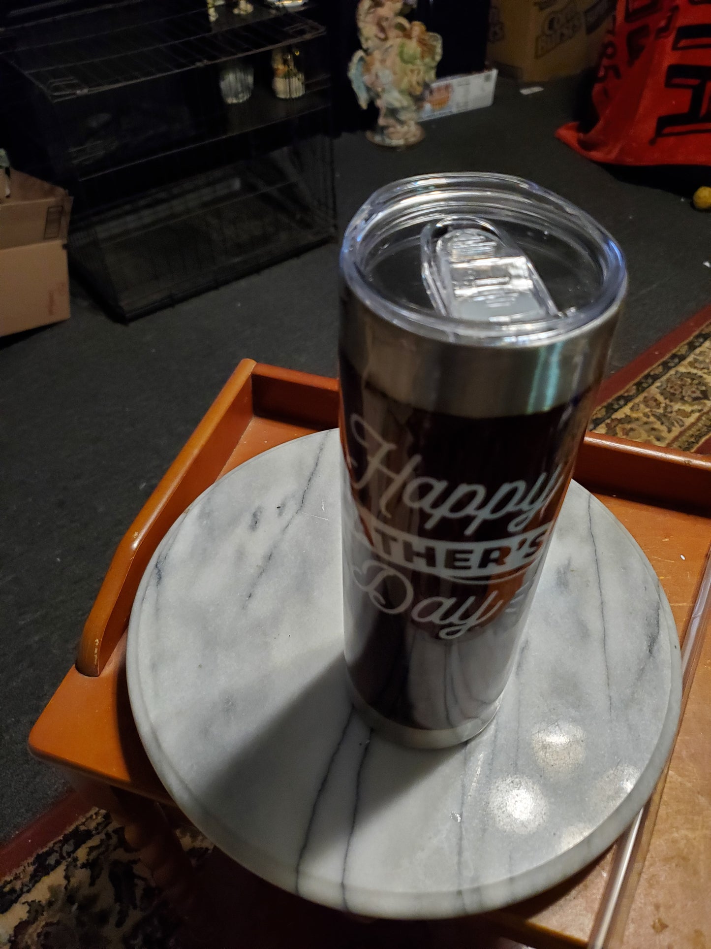 30 oz Happy Father's Day Stainless steel hogg tumbler cup
