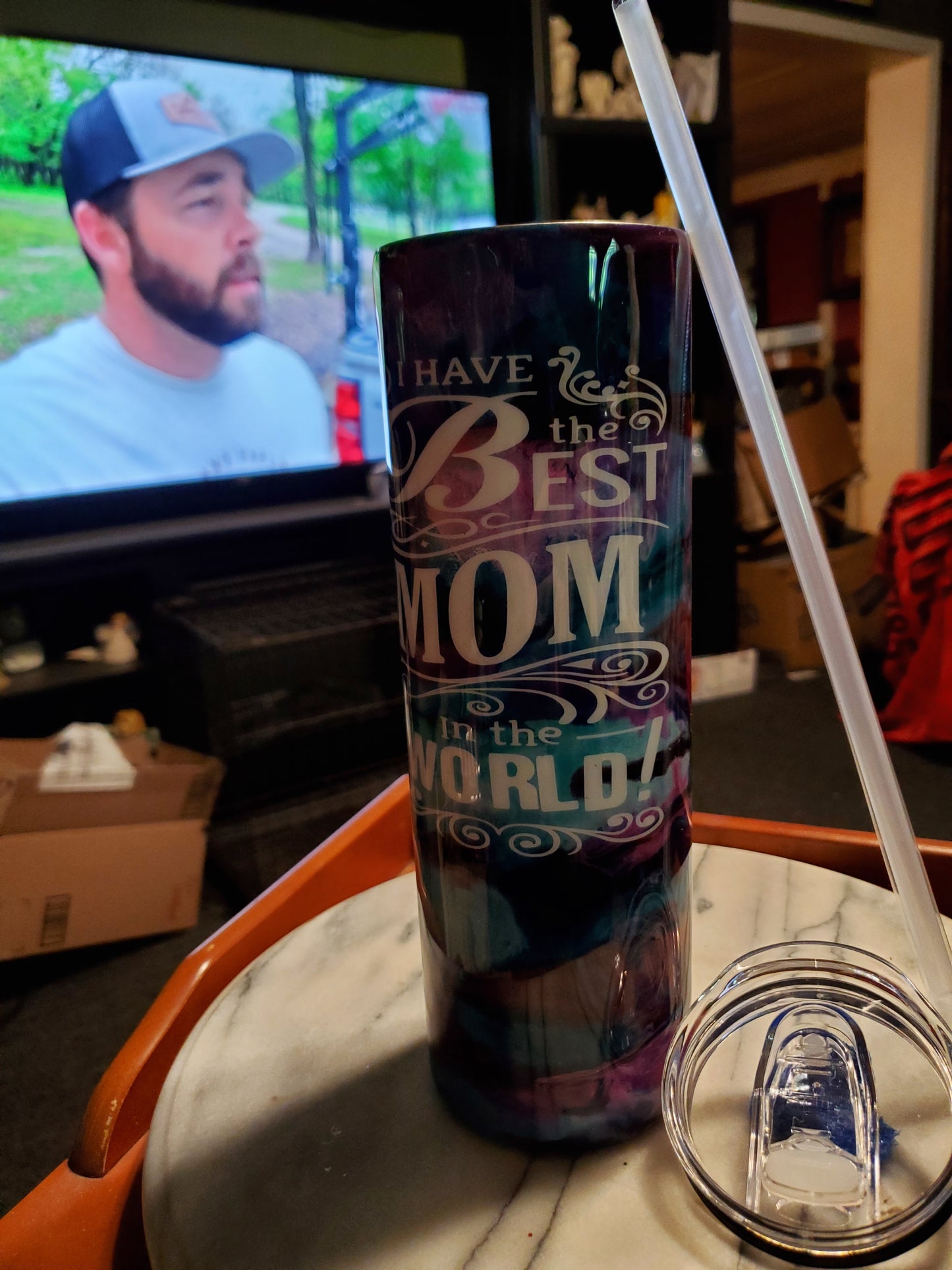 30 oz Happy mother's Day stainless steel tumbler cup