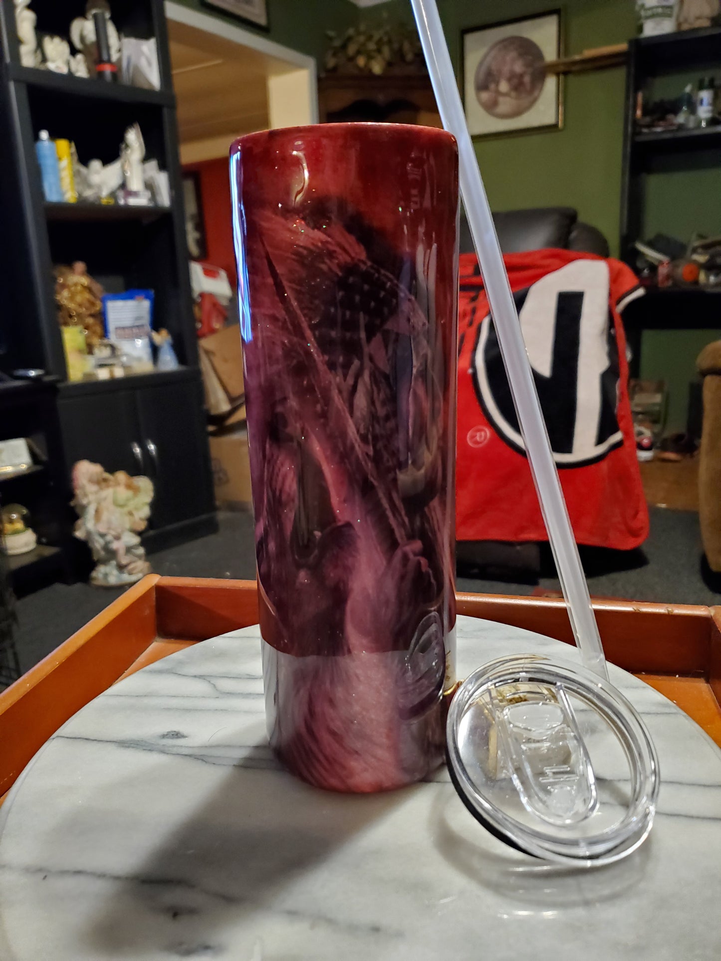 30 oz Indian Stainless steel hogg tumbler cup