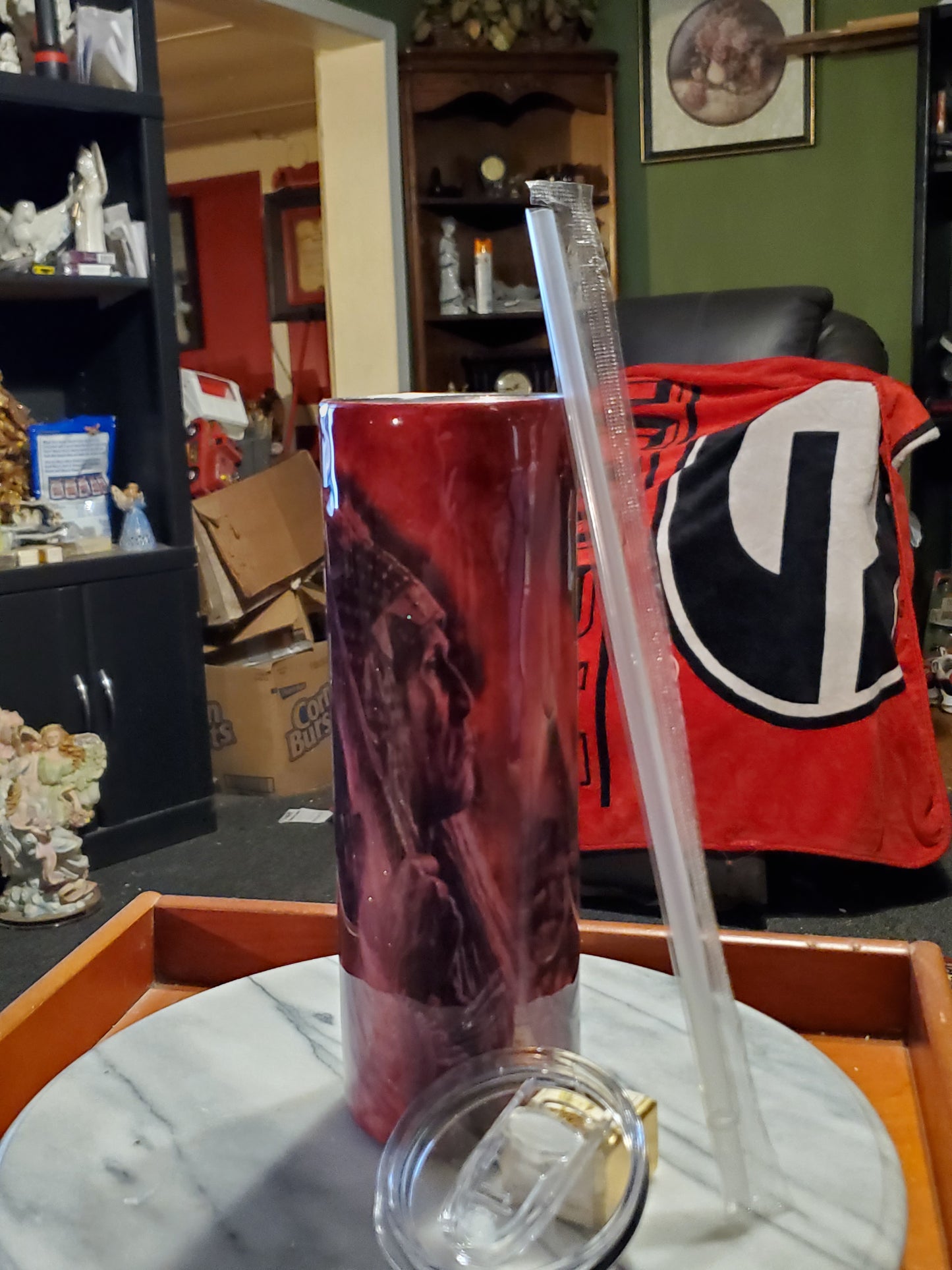 30 oz Indian Stainless steel hogg tumbler cup