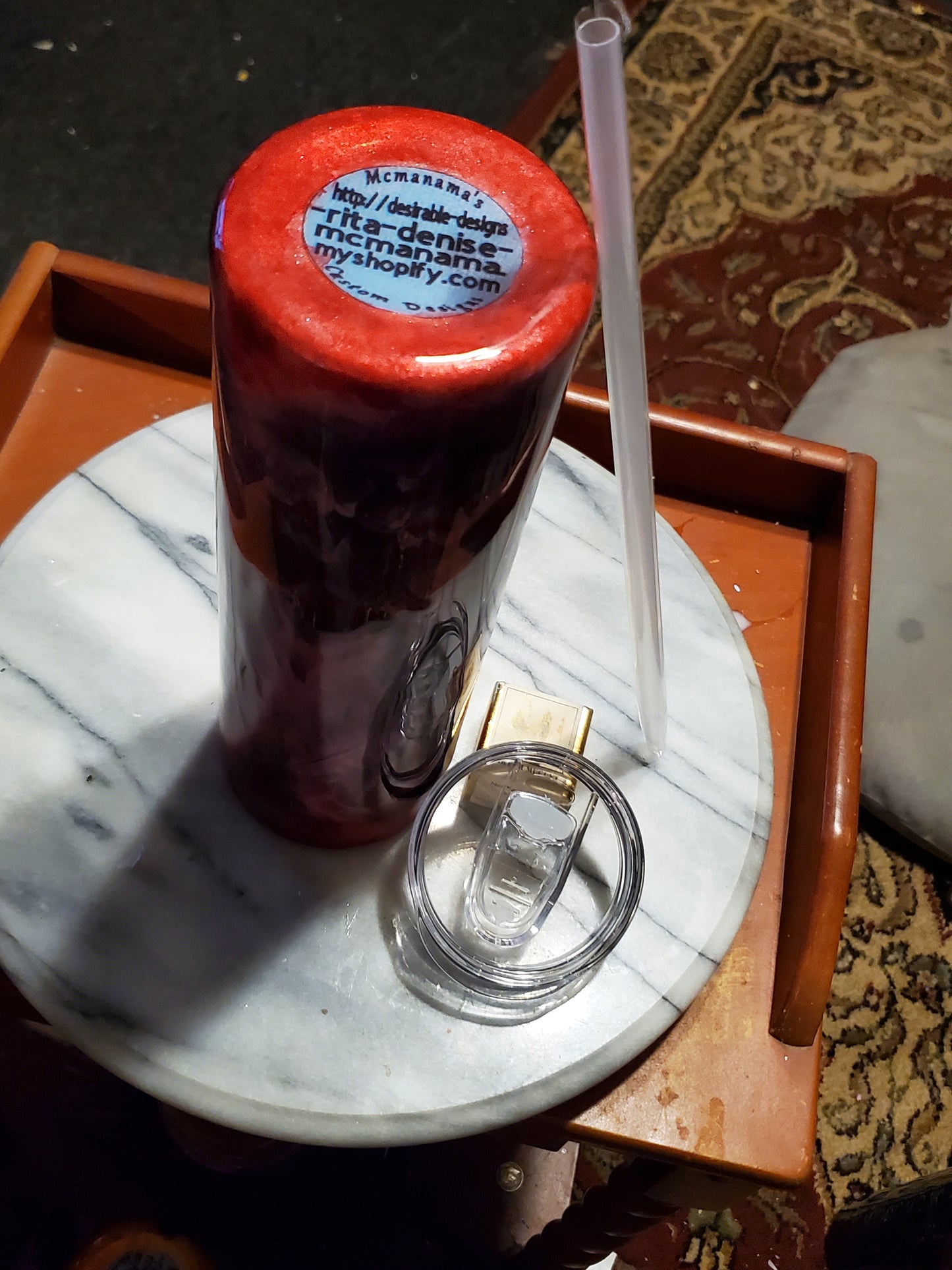 30 oz Indian Stainless steel hogg tumbler cup