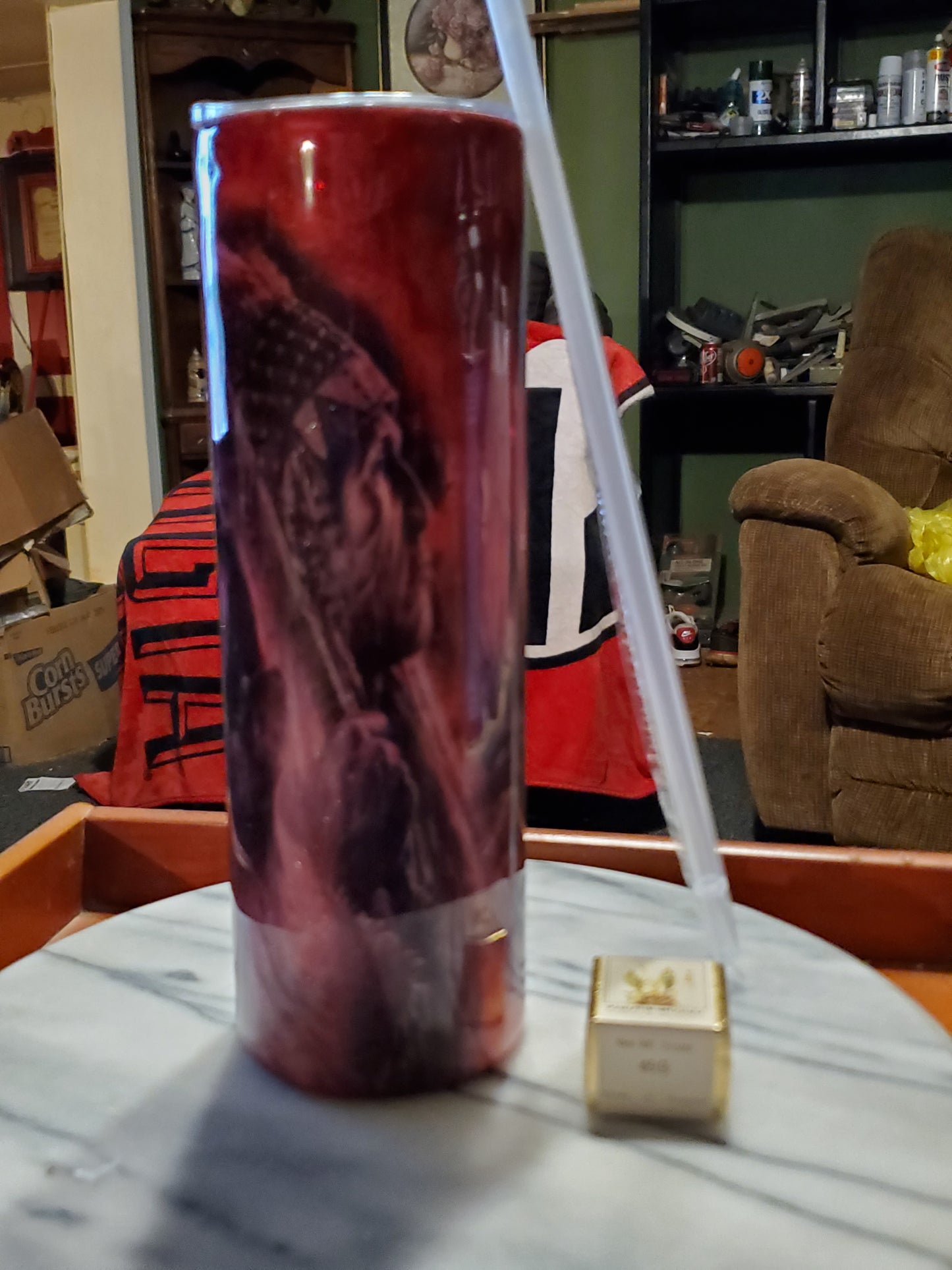 30 oz Indian Stainless steel hogg tumbler cup