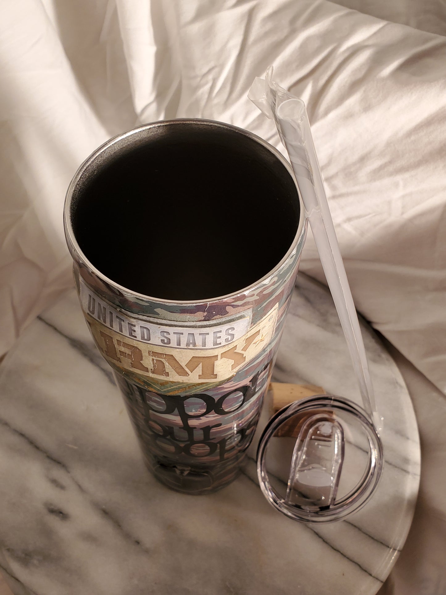 30 oz United States army hogg stainless steel tumbler cup