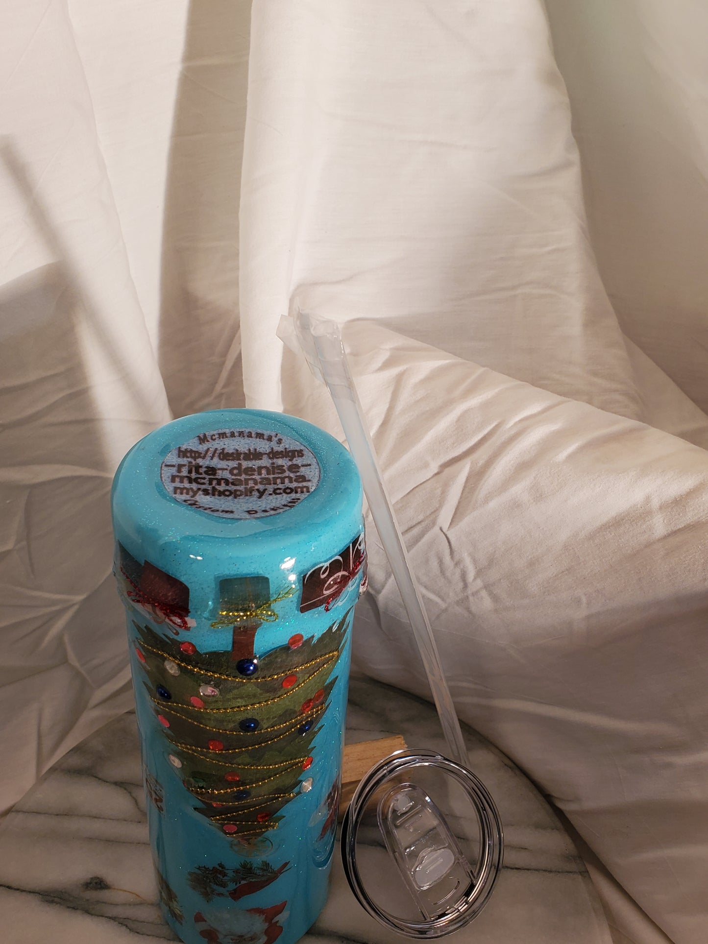30 oz Merry Christmas hogg stainless steel tumbler cup