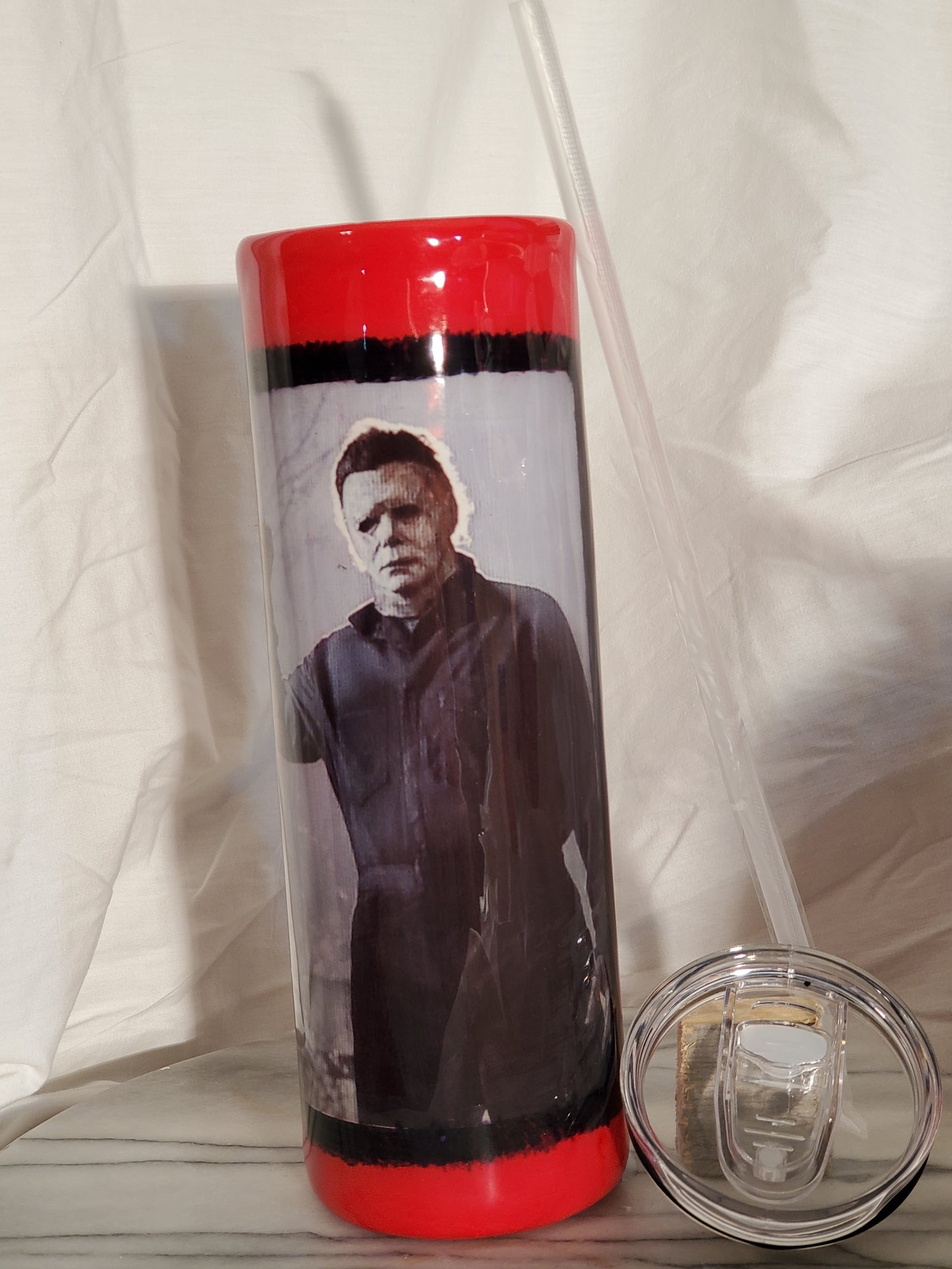 30 oz Micheal Myers stainless steel hogg tumbler cup
