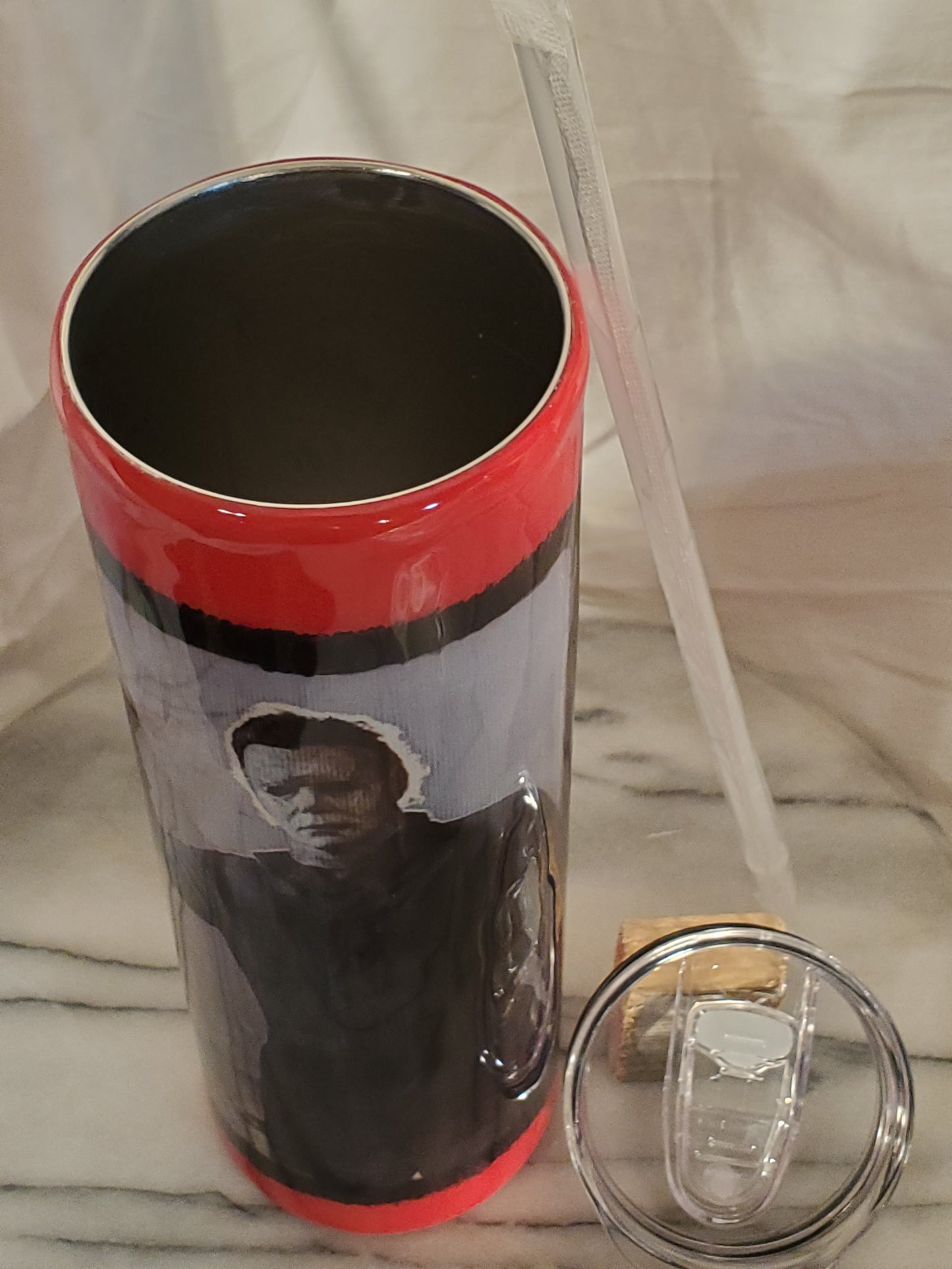 30 oz Micheal Myers stainless steel hogg tumbler cup
