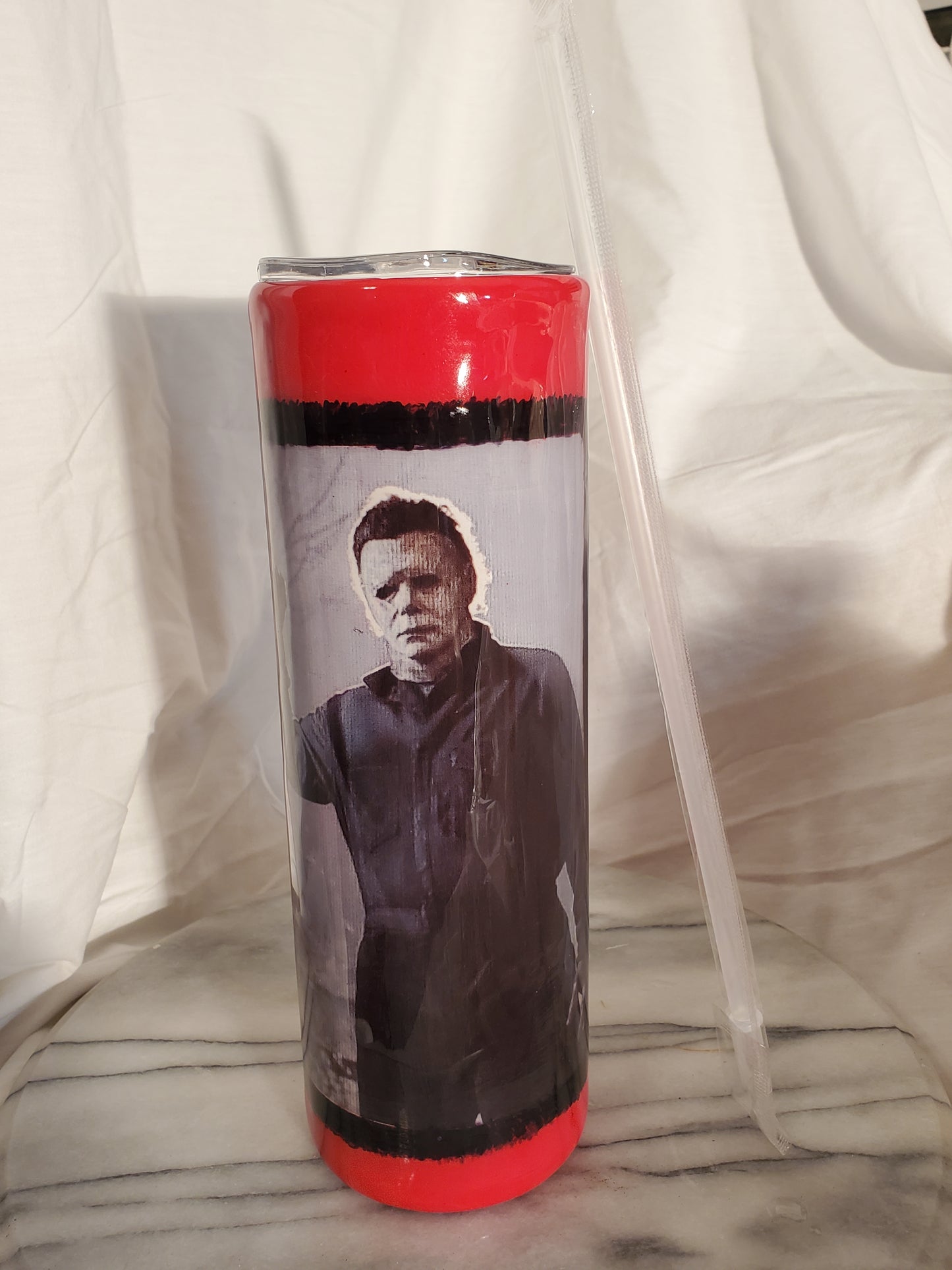 30 oz Micheal Myers stainless steel hogg tumbler cup
