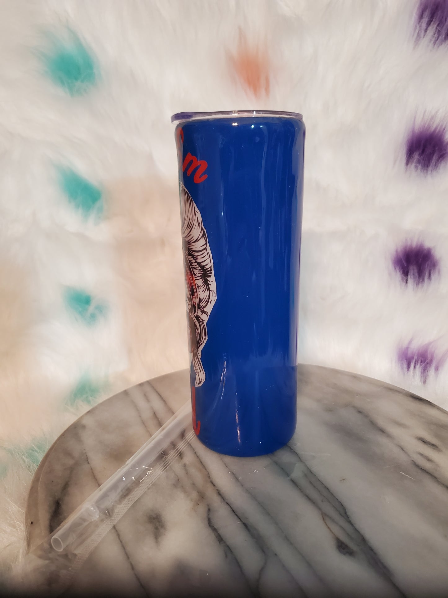 30 oz Ride'm hard double wall stainless steel tumbler cup