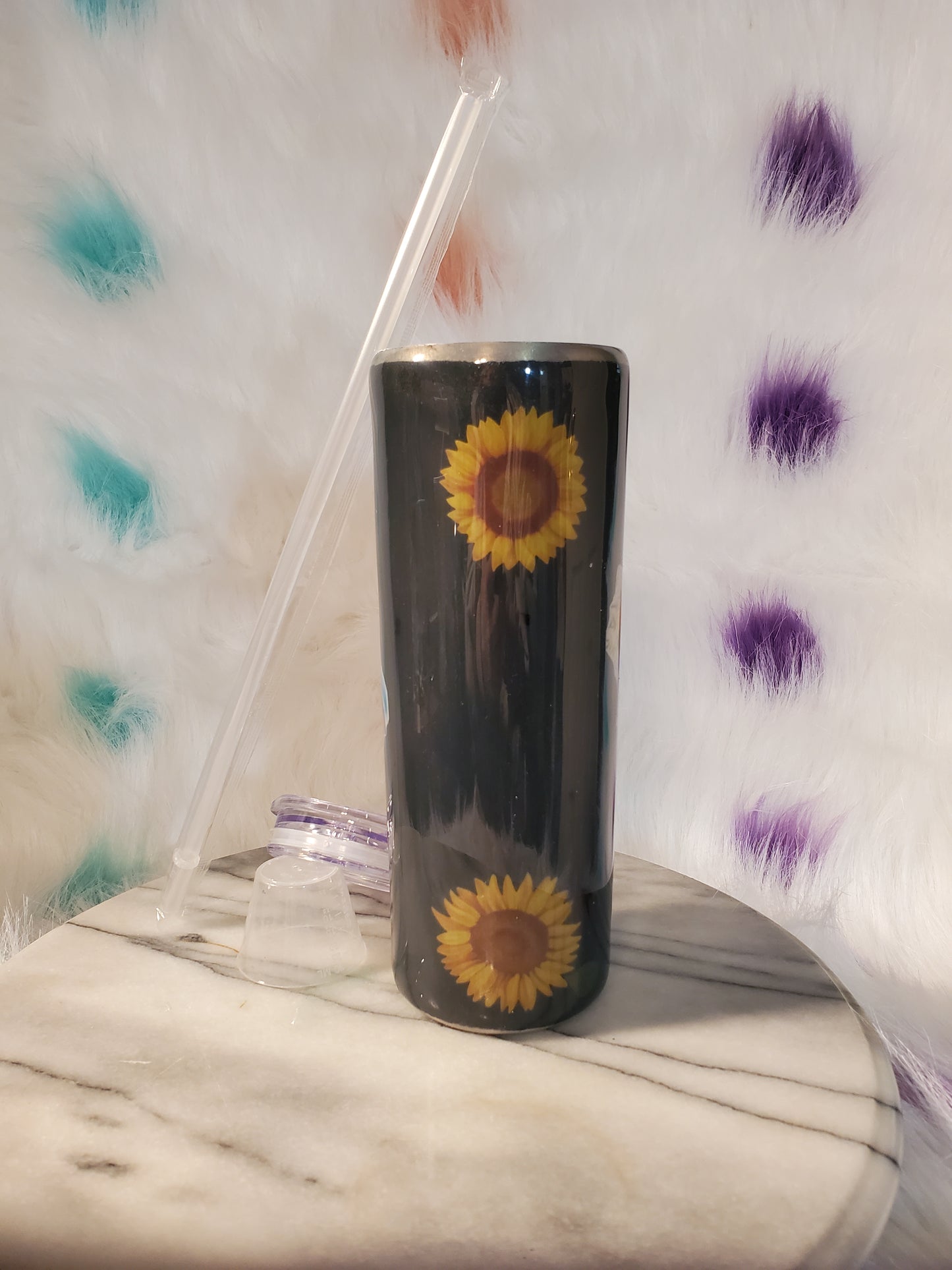 20 oz Old farm truck double wall stainless steel tumbler cup
